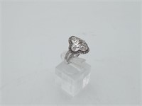 Like New Sterling 925 Diamond ? Cz Ring