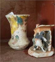 Nemaji style mini vase and americana memorabilia