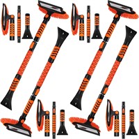 4 Pack 43 Extendable Snow Brush and Ice Scraper