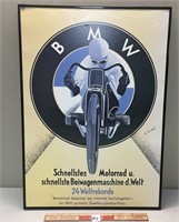 LARGE BMW CARDBOARD PRINT