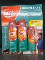 OFF! Smooth&Dry insect repellent 3pk