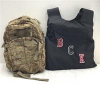 Army Military Grade Backpack & BCK Bullet Proof
