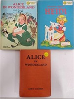 Alice in Wonderland & 2 Dandelion Double Books
