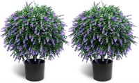 Sunnyglade 21.6 Tall Artificial Lavender Topiary