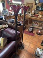 Pair of matching floor lamps