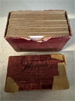 1913 Box Flinch Card Game, Complete