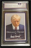 Donald Trump Never Surrender Mugshot Card -