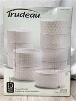 Trudeau Porcelain Bowl Set *2 Missing