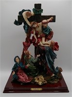 Dolci Hand Painted Jesus Crucifixion