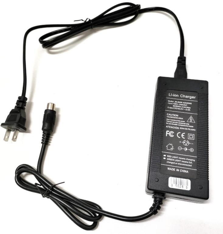 (new) 36V Battery Charger RCA Plug(Pls Check!)