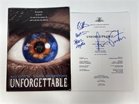 Autograph COA Unforgettable Production Booklet