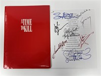Autograph COA A Time to Kill Production booklet