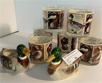 8 pcs Old Fashioned Duck Glasses