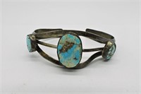 Sterling Turquoise Cuff Bracelet