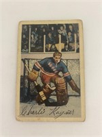 1952-53 Parkhurst Hockey Card -Earl Rayner #22