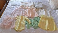 Vintage Baby clothes and blankets