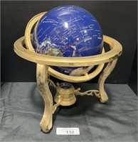 Vintage Mid-Century Gemstone Globe.