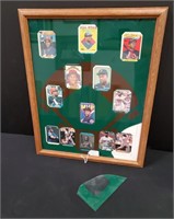 Framed Kirby Pucket Baseball Card Collection