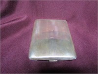 Sterling silver cigarette case.