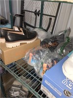 Shelf lot of 17  mixed styles of shoes