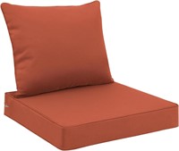Favoyard 24x24 Seat Cushion Set  Spice