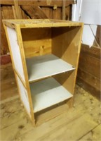 Rustic Wooden Crate Shelf Unit