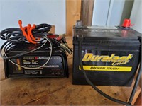 Battery Charger & Duralast Gold Battery