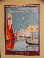 George Dorival Framed Venise Poster