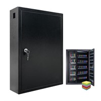 VORVIL Key Lock Box Cabinet with 100 Hooks, Wall