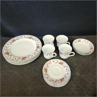 Sheffield Anniversary Porcelain, set of 4