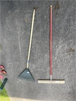 Yard Broom & Garage Push Broom
