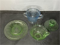 Vintage Depression Glass Lot