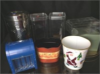 Lot of Kitchen Decorative & Storage Containers