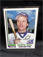 1982 Carlton Fisk White Sox Topps Card