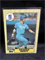 1987 George Brett Royals Topps Card