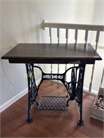 Refinished Singer Sewing Base Table