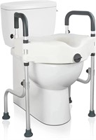 Raised Toilet Seat with Handle