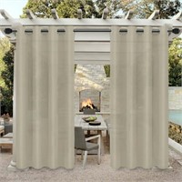 52 x 84  52 x 84 inch  Set of 2 Outdoor Curtains