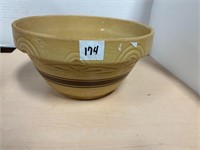 VTG Stoneware bowl, brown stripe