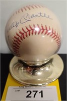 SIGNED MICKY MANTLE BASEBALL