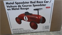 NIB Schylling Metal Speedster Red Race Car 29.5"