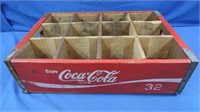 Vintage Coca Cola Wooden Crate w/Dividers