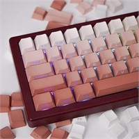 PBT Doubleshot Backlit Keycaps Gradient Blush OEM