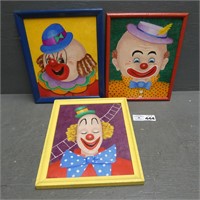 Hand Painted Clown Pictures