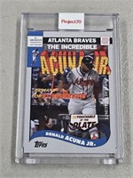 2021 Project 70 Ronald Acuna Jr. Braves by Artist-