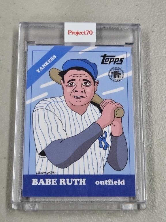 2021 Project 70 Babe Ruth Yankees by Artist Toy T-
