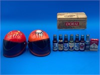 Motorcycle Helmet Ashtrays & Beer Bottle Lighters