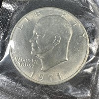 1971-S Eisenhower Silver Dollar- Uncirculated