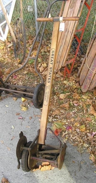 Antique Great States push edger