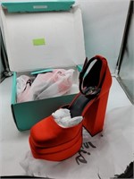 Red 8.5 heels